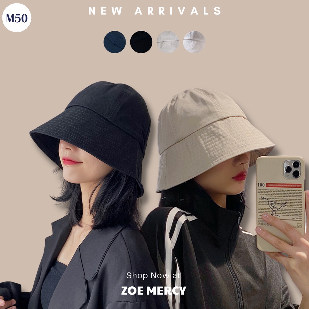 [SẴN]- Mũ nón bucket kaki phong cách Ulzzang (M50)