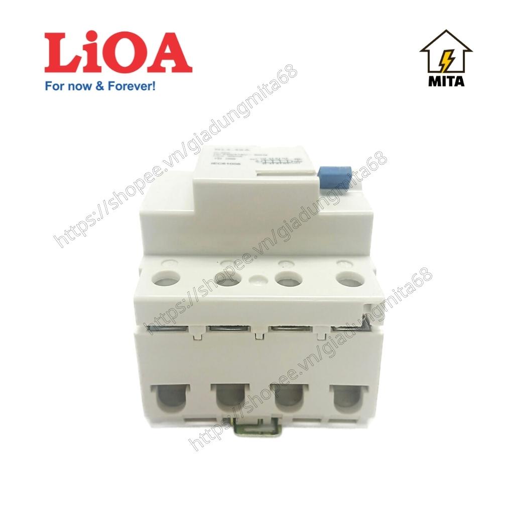 Aptomat chống giật 4 cực LiOA RCCB4040/30 - MITA