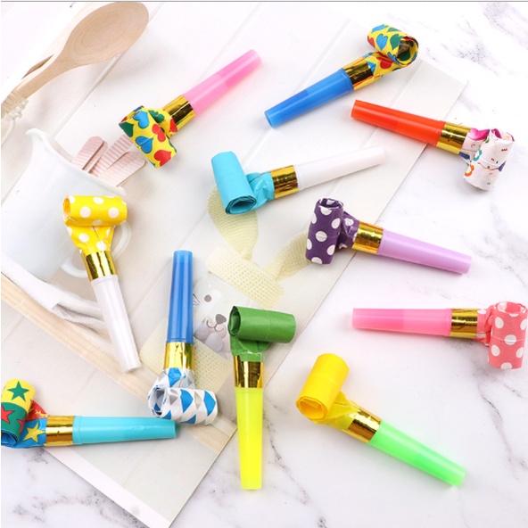 [LOẠI LỚN ĐẸP] Kèn Còi Thổi Chúc Mừng Sinh Nhật Cho Bé [GIÁ SỈ]