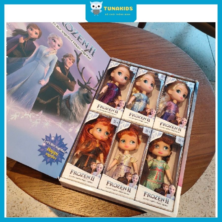 Búp bê Elsa Anna Disney Frozen công chúa đồ chơi dễ thương cho bé Tunakids