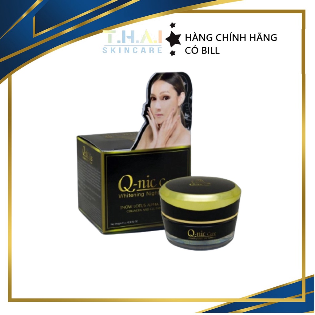 Kem đêm dưỡng trắng da ngừa mụn qnic Care Whitening Night Cream Thái Lan