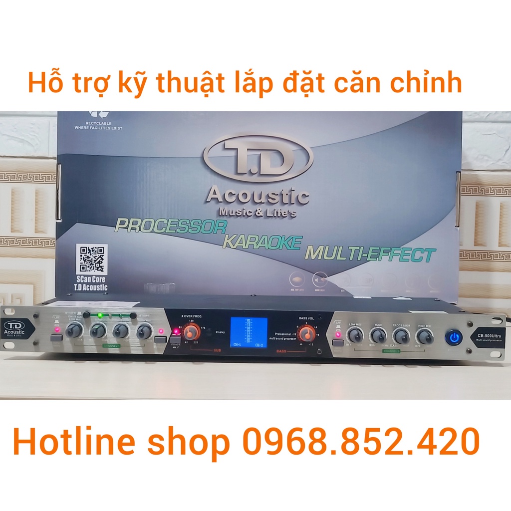 Nâng tiếng CB 900 Unltra mới tích hợp cổng quang , blutooth . Nâng Bas , Treble nghe hát hay hơn