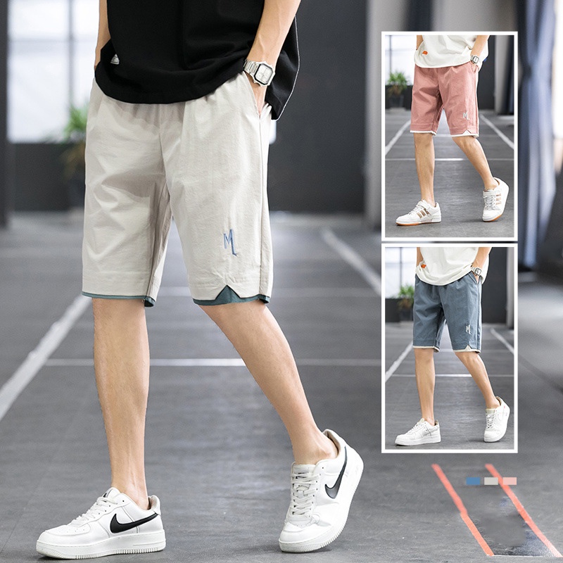 Quần Short Đùi Trơn thể thao basic vải gió chất mịn đẹp phong cách đường phố Hàn Quốc