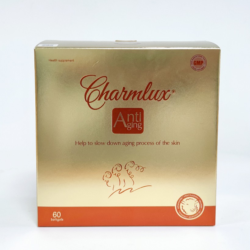 Thực phẩm bảo vệ sức khoẻ  trẻ hoá da từ nhau thai cừu Charmlux Anti-Aging  (Lọ 60 viên) | BigBuy360 - bigbuy360.vn
