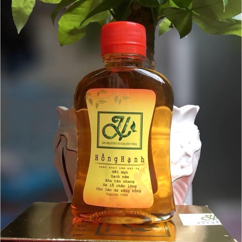 Combo thảo dược Hồng Hạnh và kem dưỡng Hồng Hạnh ngừa mụn giảm thâm nám tàn nhang và làm đẹp da chăm sóc da tự nhiên