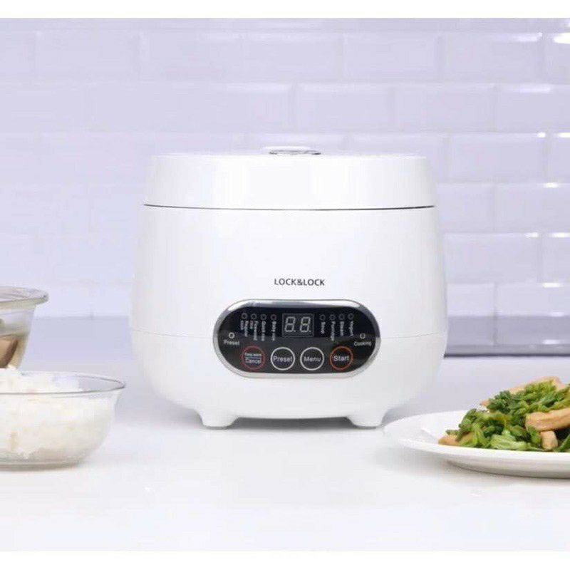 Nồi Cơm Điện Mini Kỹ Thuật Số Lock&Lock EJR326WHT | BigBuy360 - bigbuy360.vn