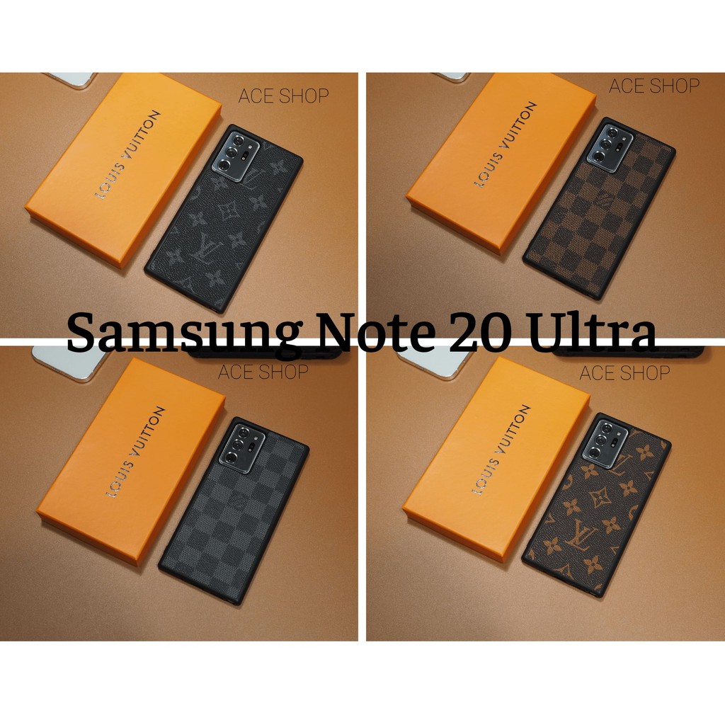 Ốp LV kèm hộp Samsung S22 Ultra ,Note 9, Note 10 Plus, Note 20 Ultra , S10 Plus , S10 5G , S20 Ultra,S21 Plus ,S21 Ultra