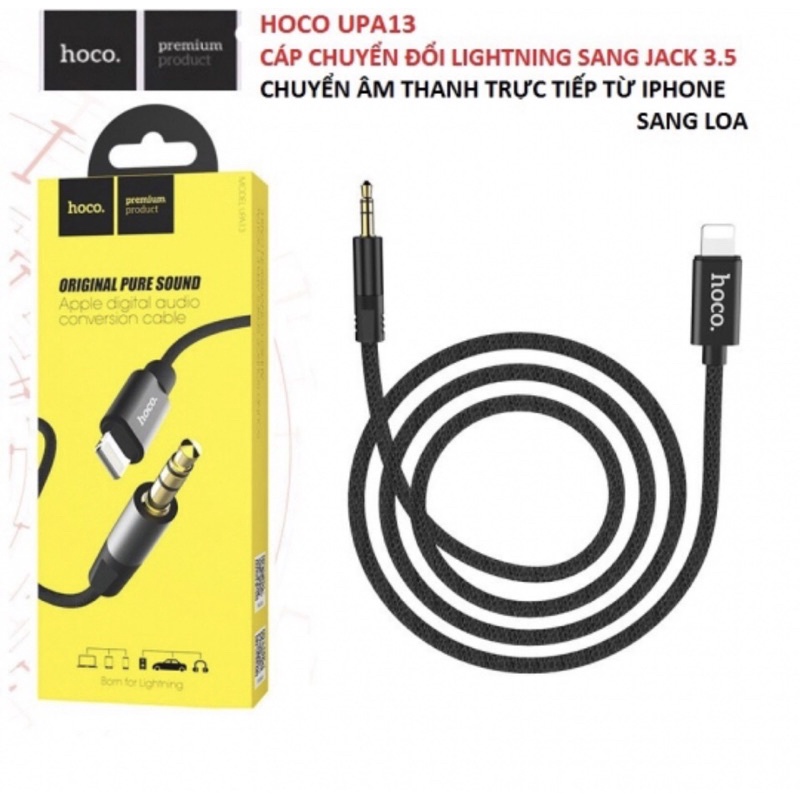 CÁP AUDIO DÂY DÙ LIGHTNING VÀ JACK 3.5MM