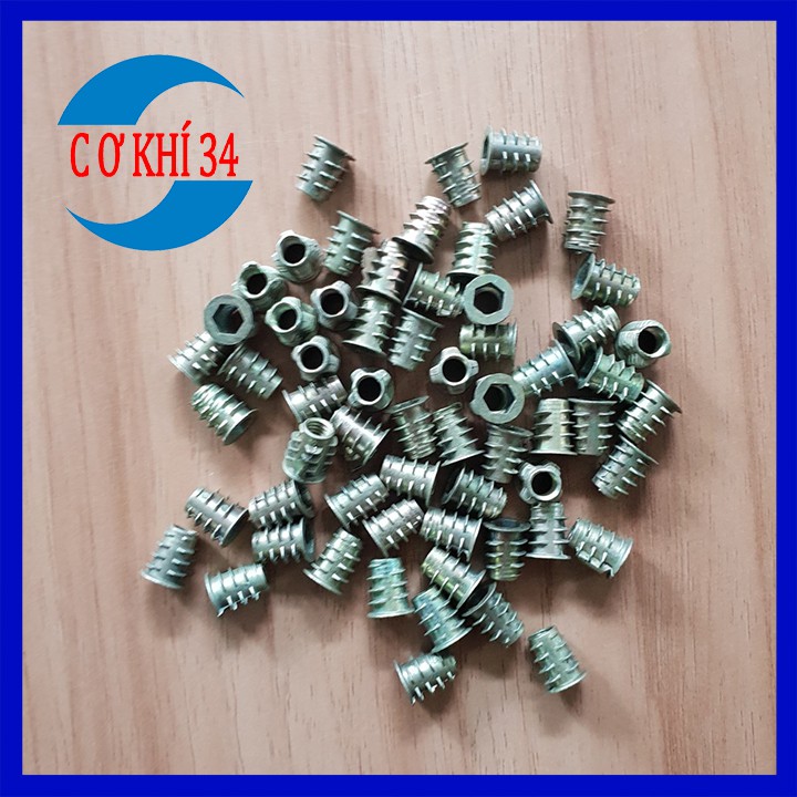 Túi ốc cấy gỗ phi 6 - 100 con loại ốc cấy có mũ