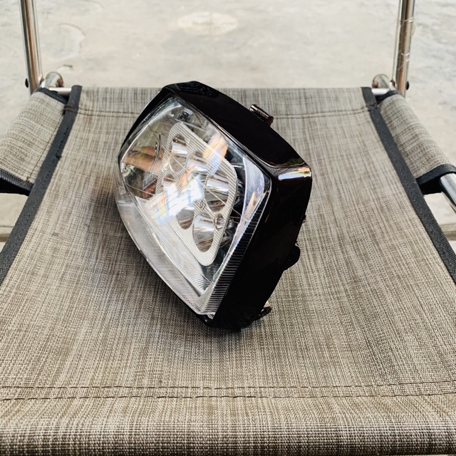 Bộ pha đèn led siêu sáng cho dream II - nguyên bộ choá + bóng + vành đèn