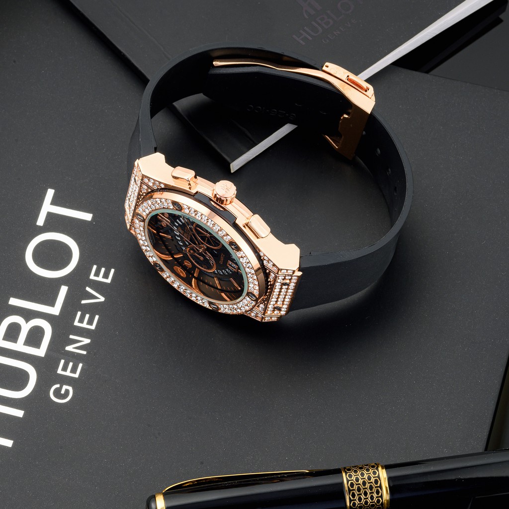 Đồng hồ nam nữ Hublot - đồng hồ unisex cặp đôi dây cao su có bảo hành 12tháng - emnhung447 | BigBuy360 - bigbuy360.vn