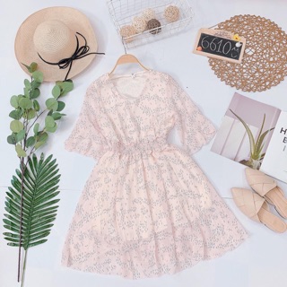 Đầm hoạ tiết