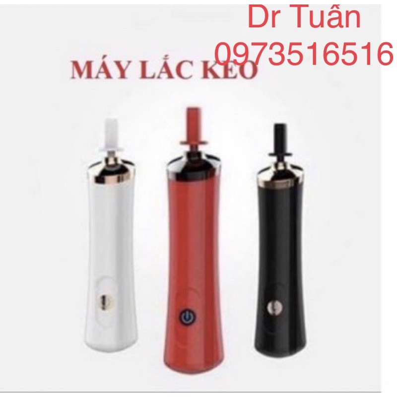 Máy lắc keo nối mi DÙNG PIN- dụng cụ nối mi - mr Tuấn