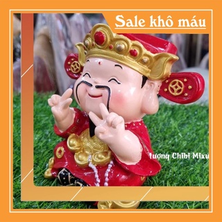 Tượng chibi Thần Tài vui vẻ 13cm