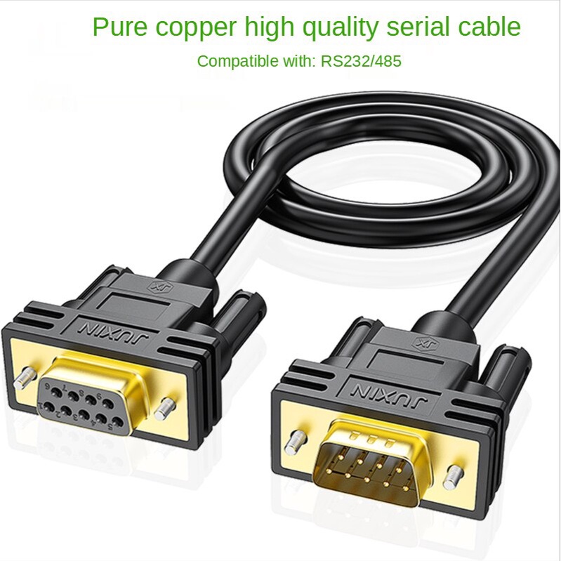 Dây Cáp Cổng Kết Nối Hai Cổng DB9 RS232 Chuyển Đổi male Sang female 9-pin COM 485