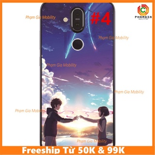Ốp lưng dành cho Nokia 3.1/ 5.1+ (Plus)/ X5/ 6.1+(Plus)/ X6 loại dẻo đen in hình cao cấp, bền đẹp