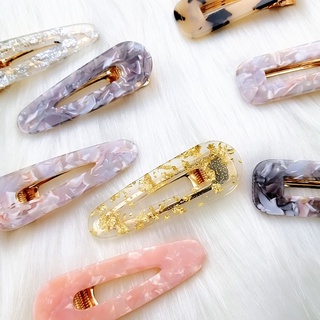 Kẹp mái xà cừ loang phong cách Hàn Quốc