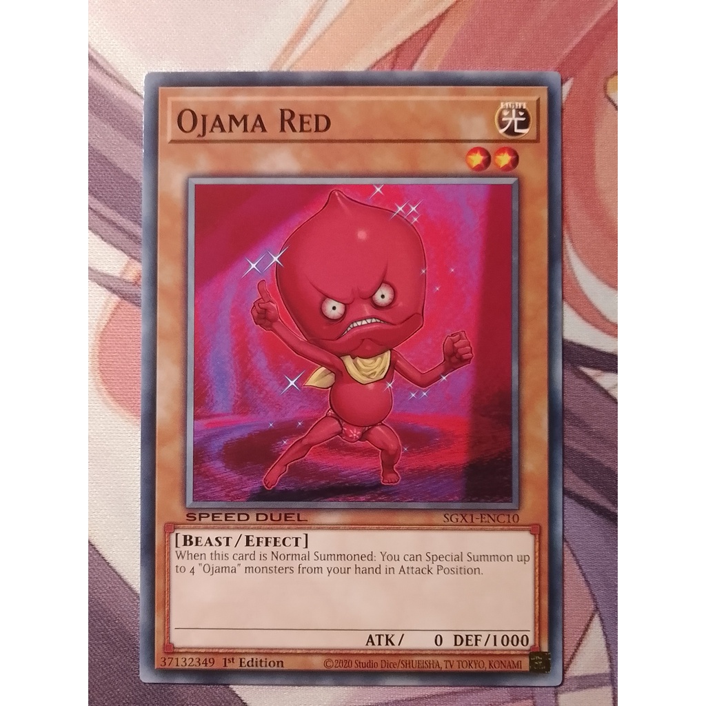 Thẻ Bài Yugioh: Ojama Red SGX1-ENC10