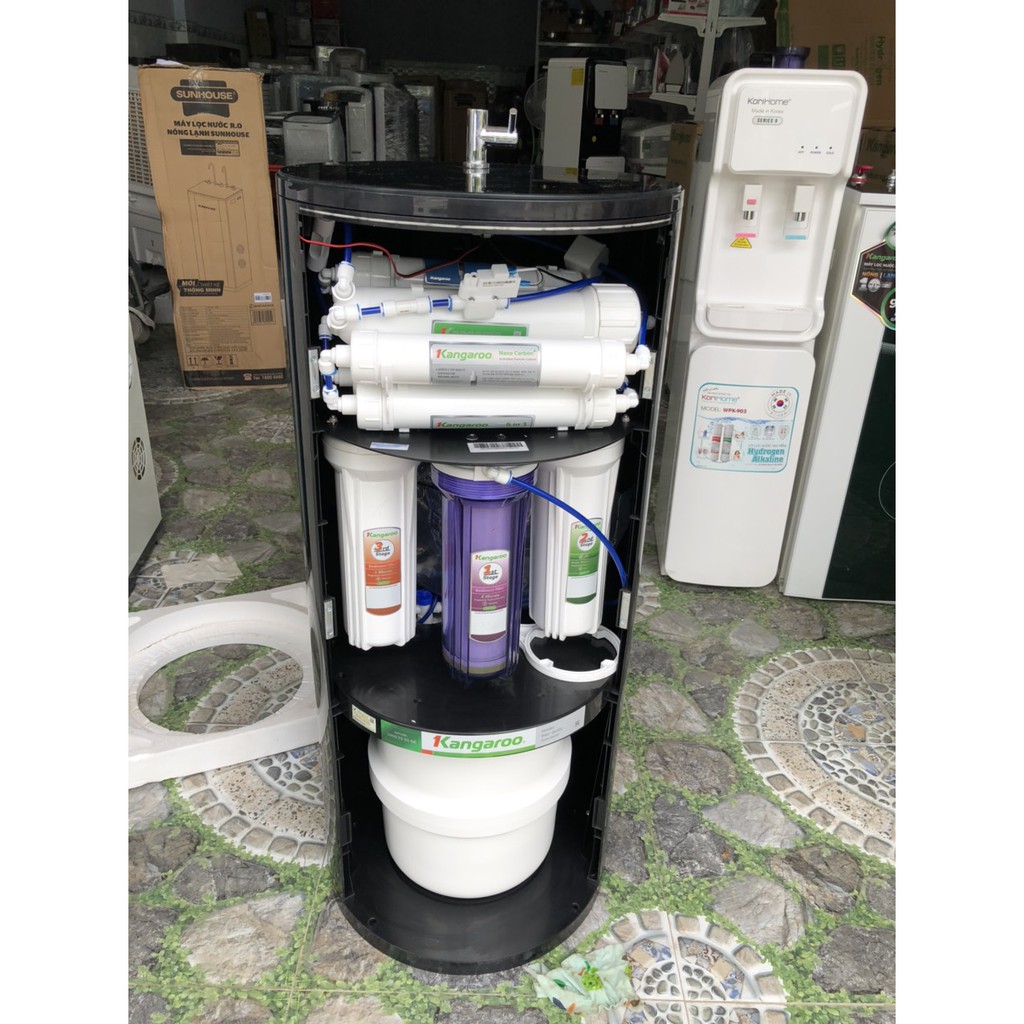 Máy lọc nước R.O Hydrogen Kangaroo KG100HC 10 lõi - Hàng trưng bày