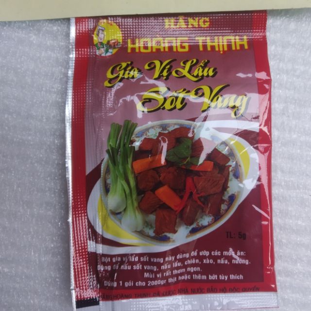Sét 10 gói giá vị sốt vang
