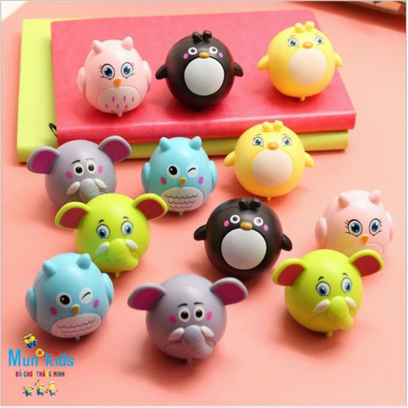 Đồ chơi Ôtô/Máy Bay/Hình Thú Mini Bánh Chạy lùi lấy đà quán tính