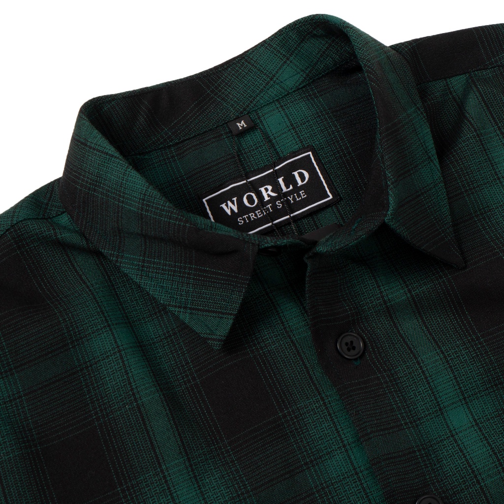 Áo sơ mi Flannel caro cao cấp | Green Flannel Shirt