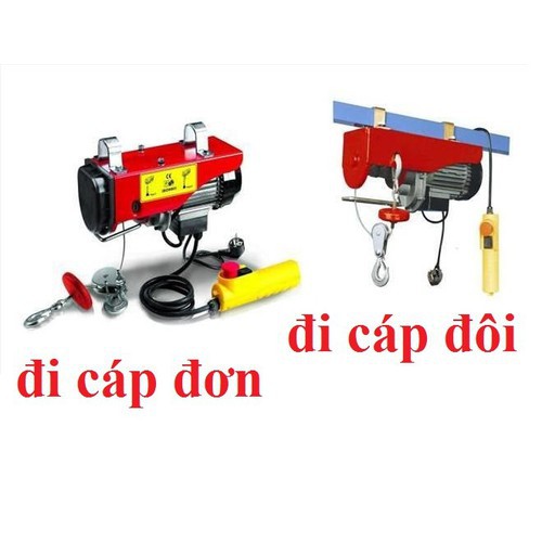 Máy tời điện PA400, tải trọng 200kg, 400kg, cáp 30m