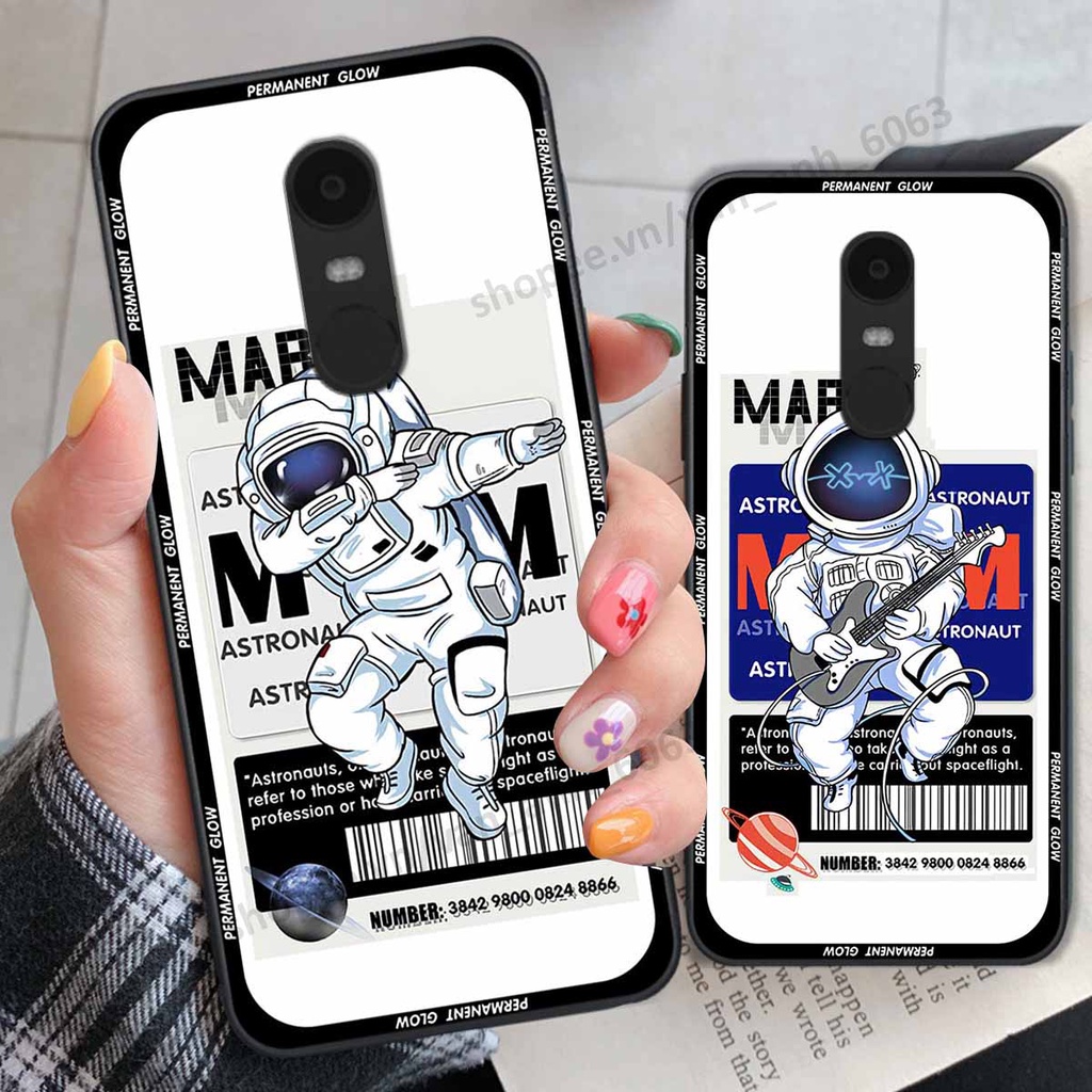 Ốp Xiaomi Redmi Note 4/ Note 4x / Redmi 5 Plus be@r brick mars thời trang, ốp lưng điện thoại viền dẻo siêu chất