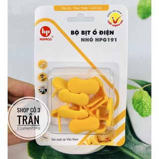 Bịt ổ điện Nhỏ HPG191 - 10 cái Nút Bịt Ổ Điện An Toàn Hofaco - Nút bịt ổ cắm điện, an toàn tiện lợi