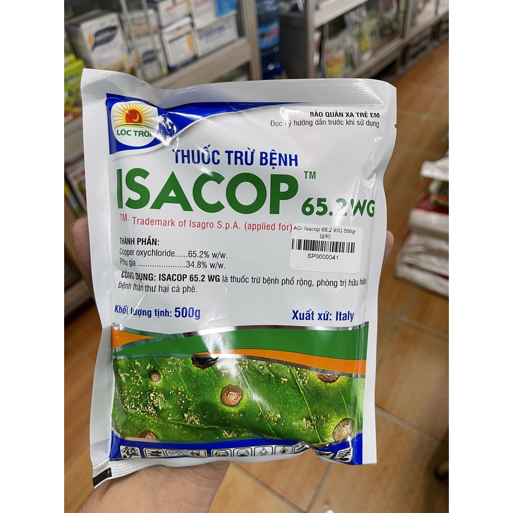 ISACOP 65.2WG  PHÒNG TRỪ NẤM HỒNG, RỬA RONG, VI KHUẨN CHO CÂY TRỒNG