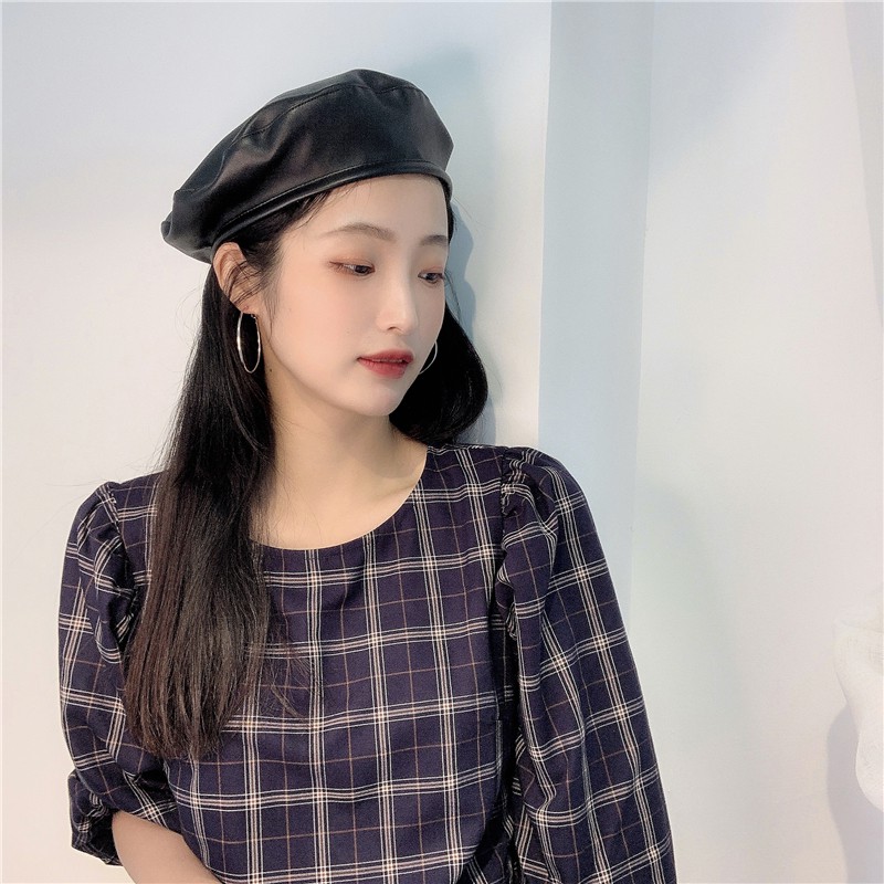 Mũ Beret Màu Sắc Thời Trang Mùa Hè Phong Cách Hàn Quốc Cho Nữ