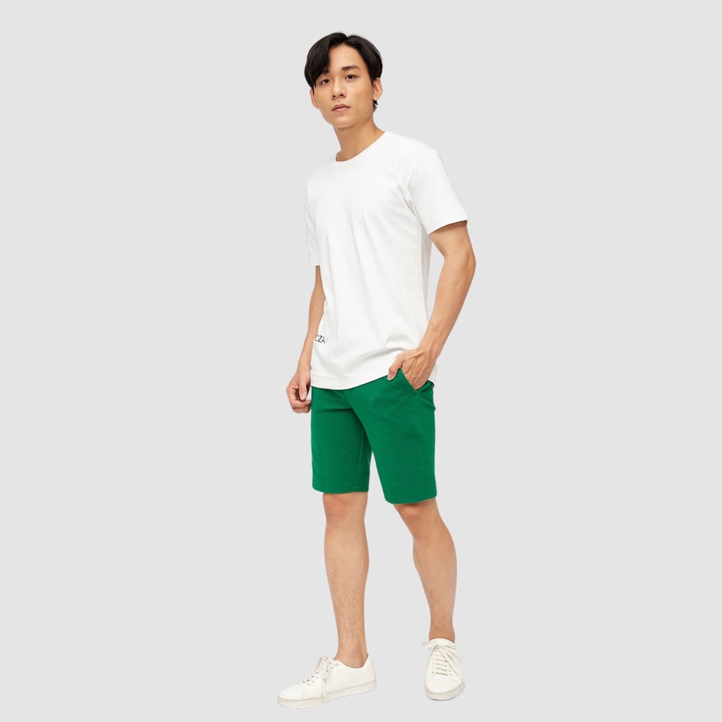 Quần thun short ngắn nam CIZA  vải cotton thiết kế dây rút trơn trẻ trung thoải mái size S M L XL QSTR10