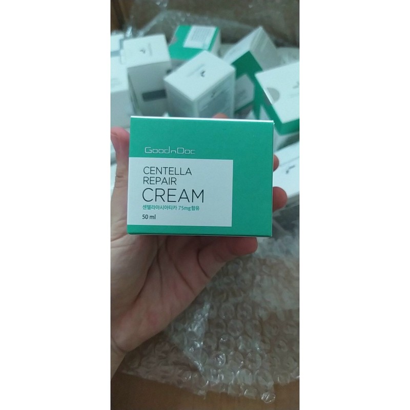 Kem Rau Má Dưỡng Ẩm Phục Hồi Giảm Thâm Nám Trắng Sáng Da Chống Lão Hóa GoodnDoc Centella Repair Cream