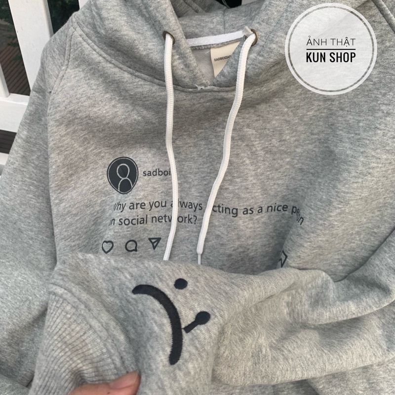 Áo hoodie sadboiz sadtagram Áo sad boiz SADTAGRAM HOODIE full tag hãng