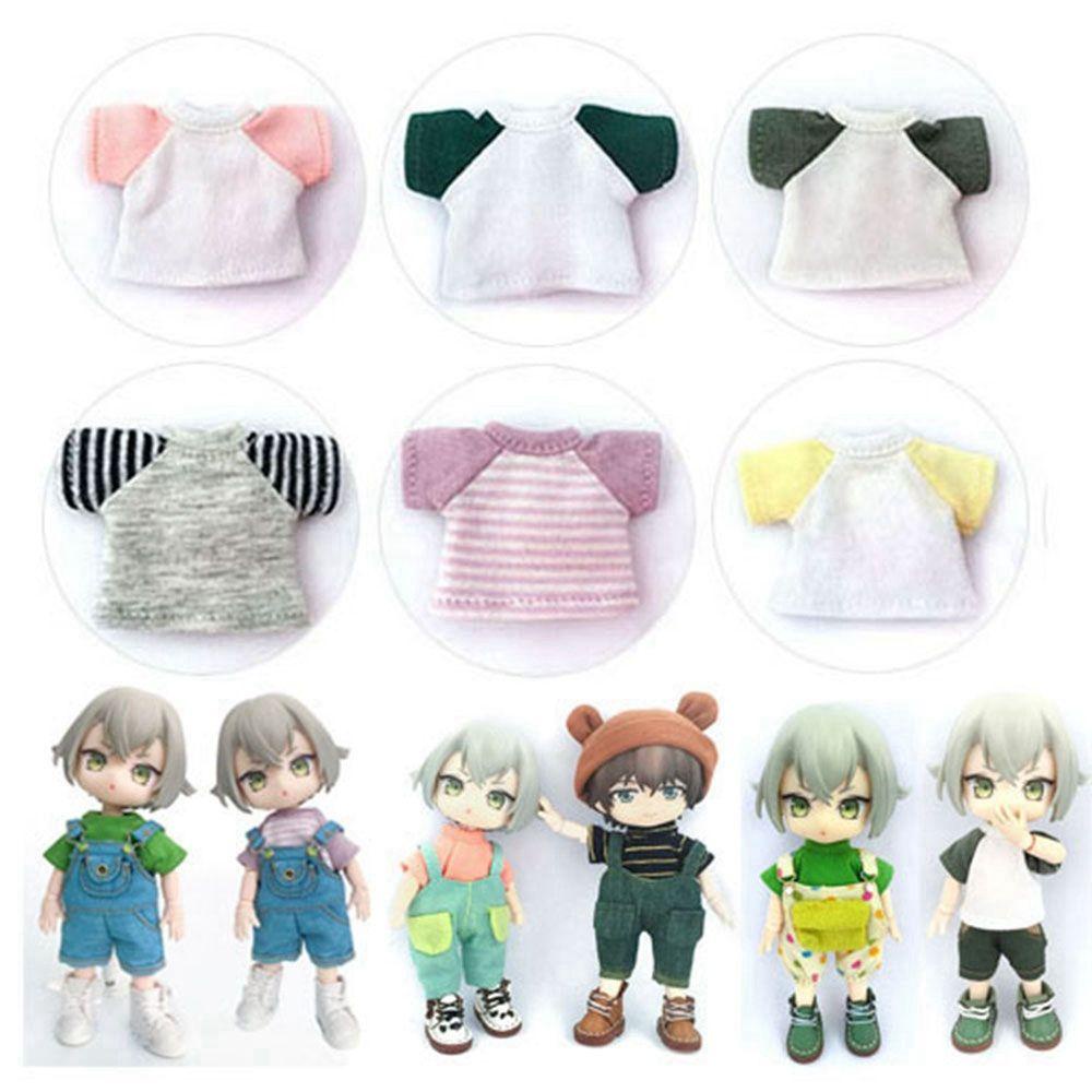 RAINBOW Bộ Quần Áo Thời Trang Dành Cho Búp Bê OB11 1 / 12BJD