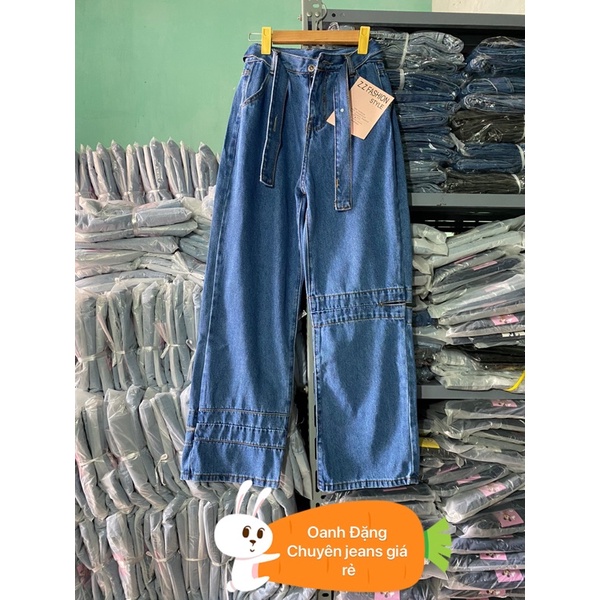 Quần jeans ống rộng basic cực chất kiểu dáng mới chất liệu bò cao cấp
