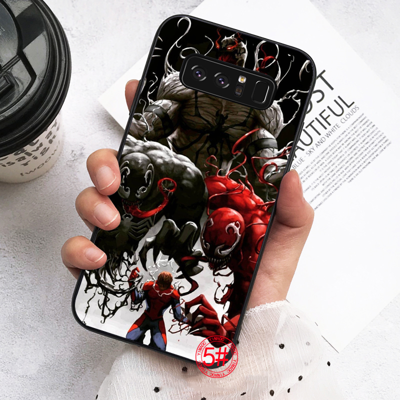 Ốp điện thoại mềm họa tiết Batman và Venom 94B cho Samsung S7 Edge S8 S9 S10 Plus S10E