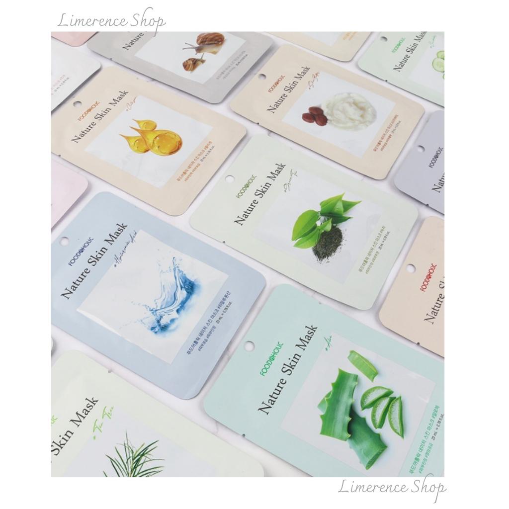 Mặt Nạ Trắng Da Dưỡng Ẩm Nature Skin Mask FOODAHOLIC 20ml