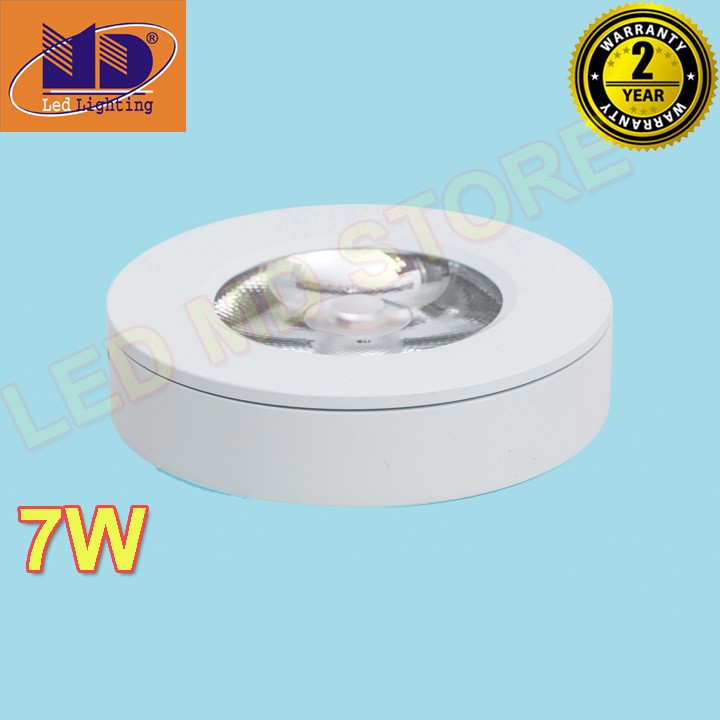 Đèn ốp tủ rượu (đèn ốp nổi COB) 7W vỏ trắng- ONT07