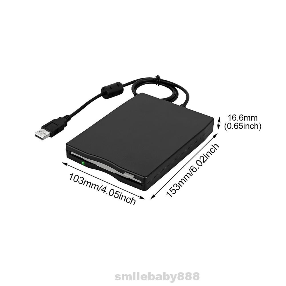 Ổ Đĩa Mềm Ngoài 1.44m Bằng Nhựa Màu Đen Cổng Usb Siêu Bền Tiện Dụng Mang Theo Du Lịch | BigBuy360 - bigbuy360.vn