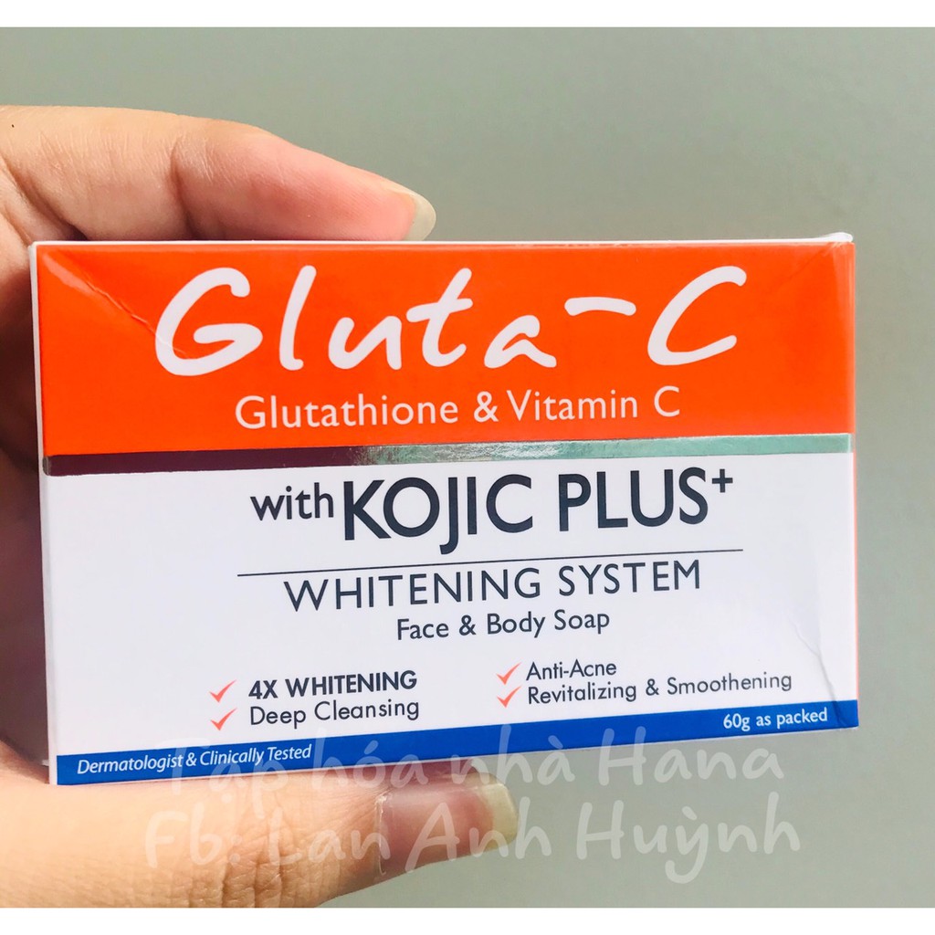 <Hàng có sẵn + New Date> Xà phòng GLUTA C & VITAMIN C (KOJIC PLUS +) | BigBuy360 - bigbuy360.vn