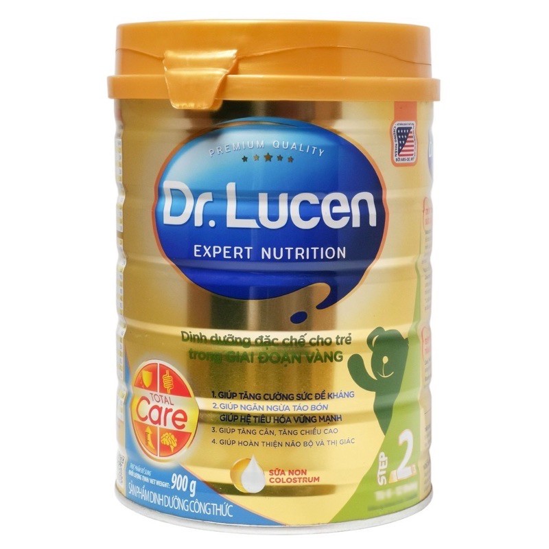 Nutifood Dr lucen số 2 lon 900g cho bé 6-12 tháng tuổi