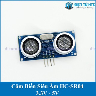 Cảm biến siêu âm HC-SR04 3.3V - 5V [HTE Quy Nhơn CN2]