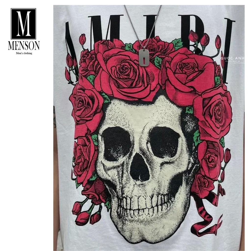 ⭐️SIÊU PHẨM⭐️Áo Phông Nam Cổ Tròn In Hình hoa hồng 3D chất mát mùa hè- Áo Thun Nam hàng hiệu họa tiết đẹp MENSON M6217 | BigBuy360 - bigbuy360.vn