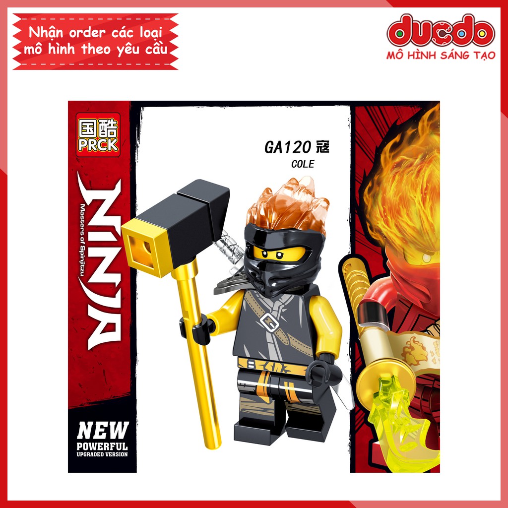 Minifigures các nhân vật Ninjago tuyệt đẹp - Đồ chơi Lắp ghép Xếp hình Mini Mô hình Ninja LeLe GA115-122