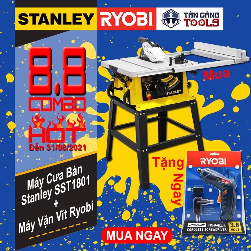 Máy Cưa Bàn Stanley SST1801