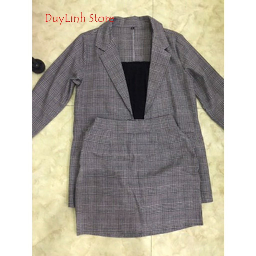 SET VEST BLAZER THIẾT KẾ SIÊU ĐẸP+ÁO ỐNG QUÂY SIÊU XINH
