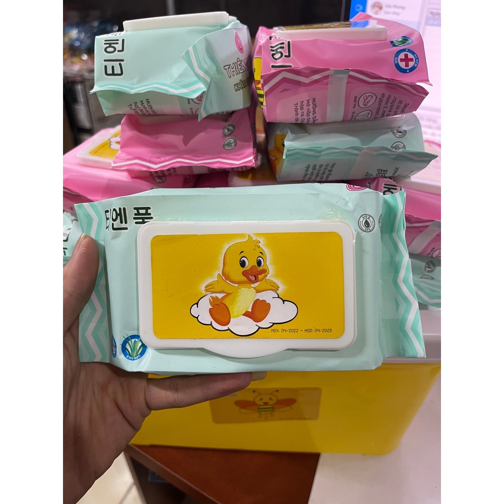 Gói khăn ướt vịt vàng Thiên Phúc