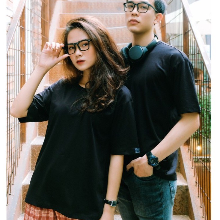 Áo thun tay lỡ unisex MADELA form rộng , áo phông trơn unisex  tay lỡ nhiều màu-  ATN
