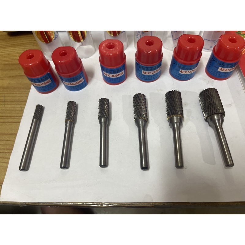 Mũi mài hợp kim cán 6 AEX 6mm 8mm 10mm 12mm 14mm 16mm